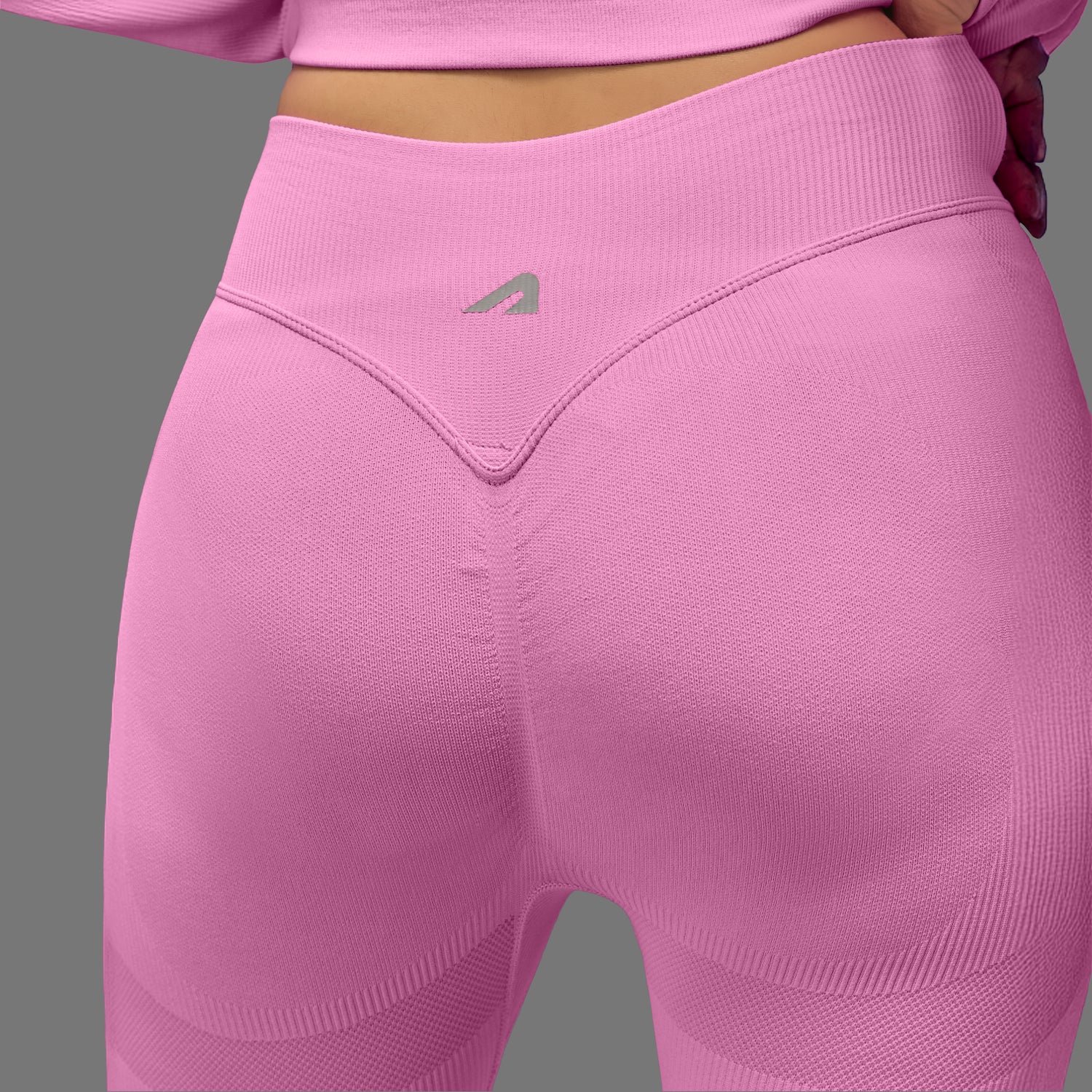 Limitless snatched criss cross waistband legging - PINK