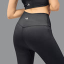 Limitless snatched high waisted diamond legging - Black