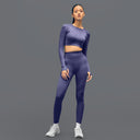 Limitless Snatched Ruched back Legging- Purple