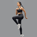 Limitless snatched high waisted diamond legging - Black