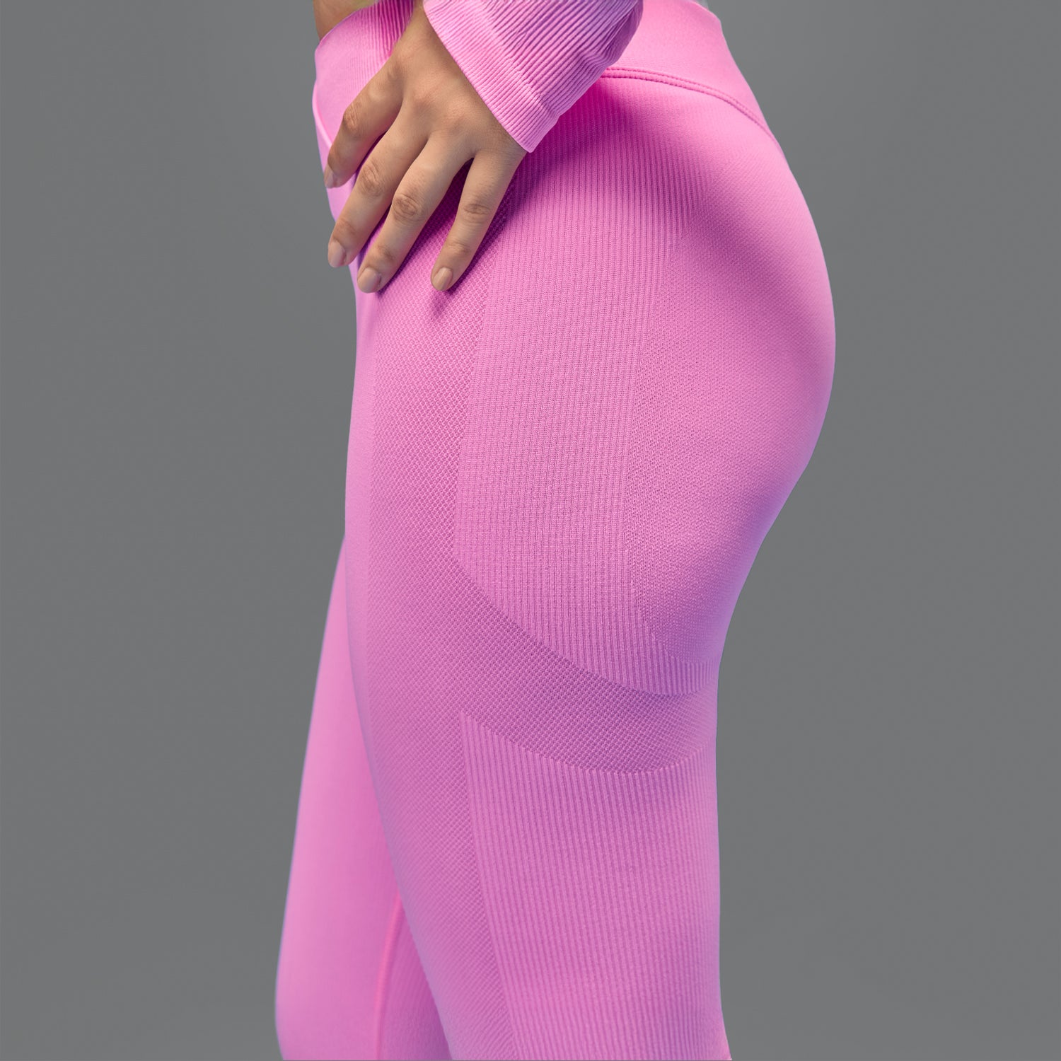 Limitless snatched criss cross waistband legging - PINK