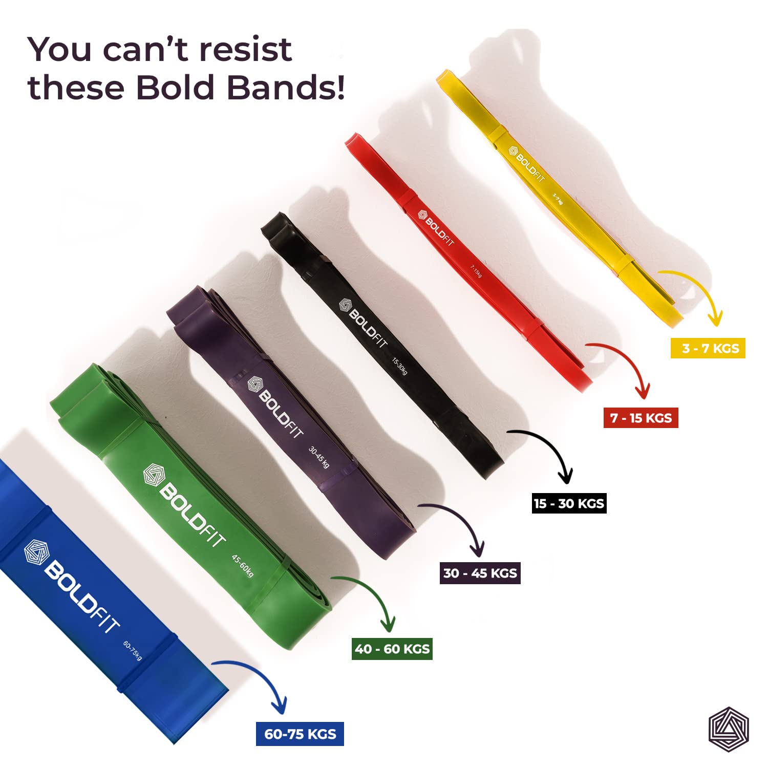 Heavy Resistance Band - Set of 3