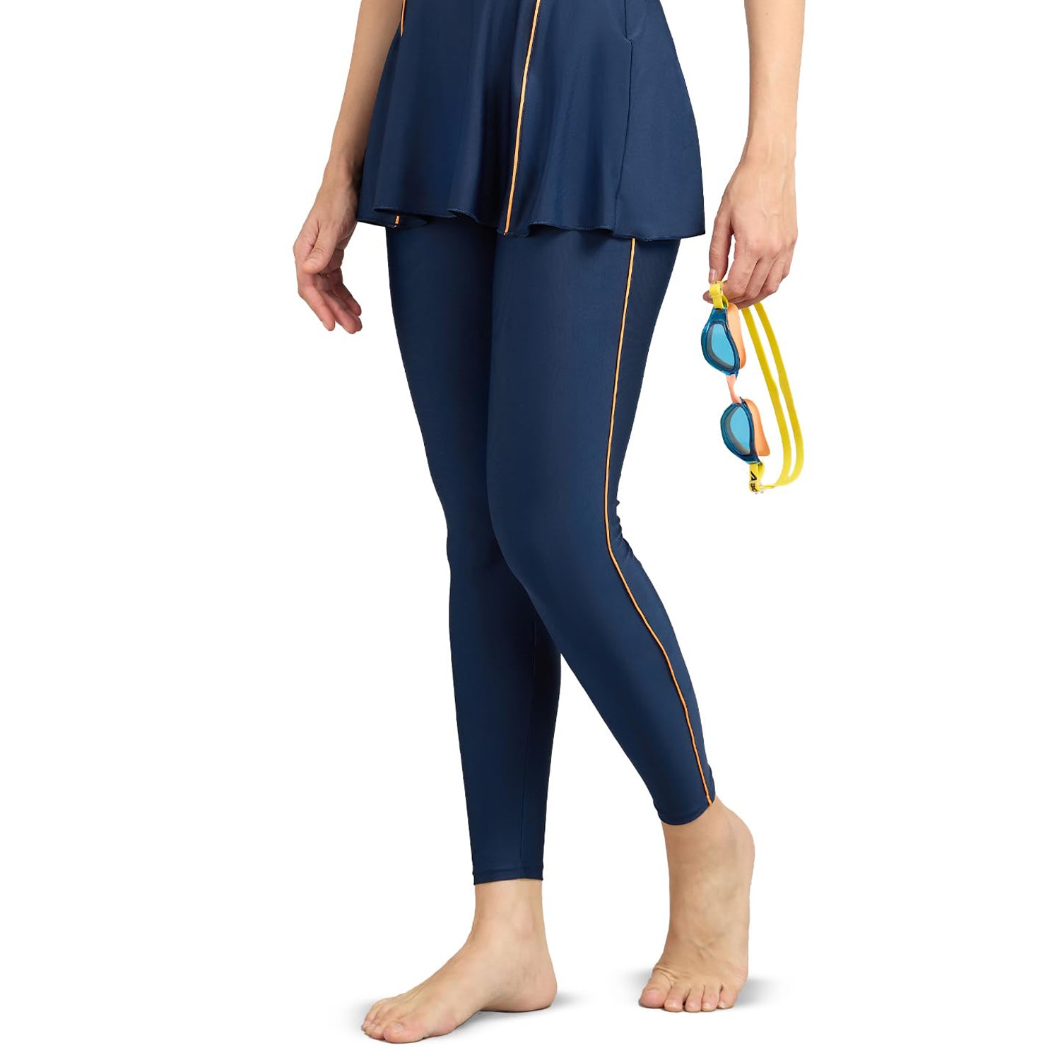 Swimsuit for Women Navy/Orange