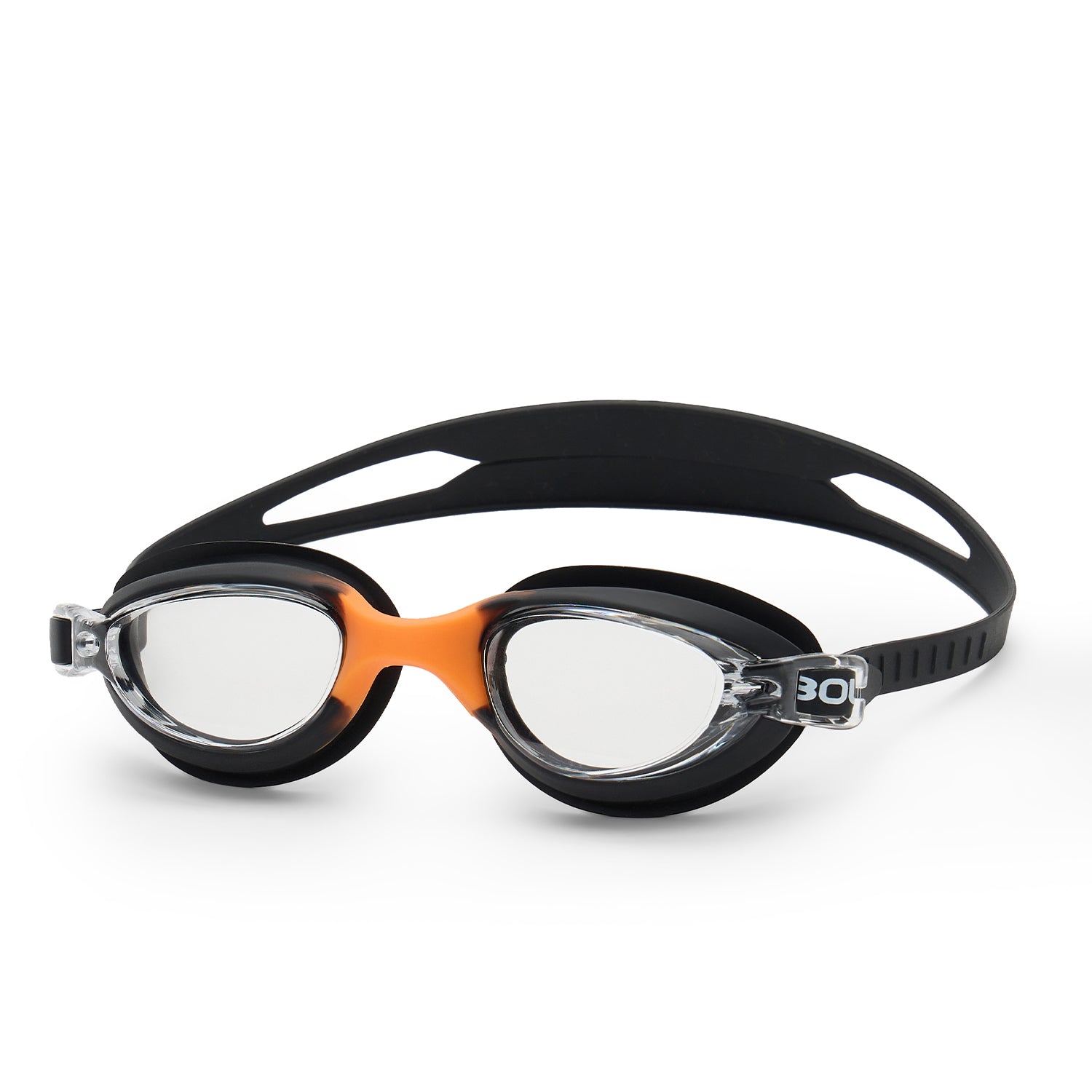 Boldfit Swimming Goggles Black Orange