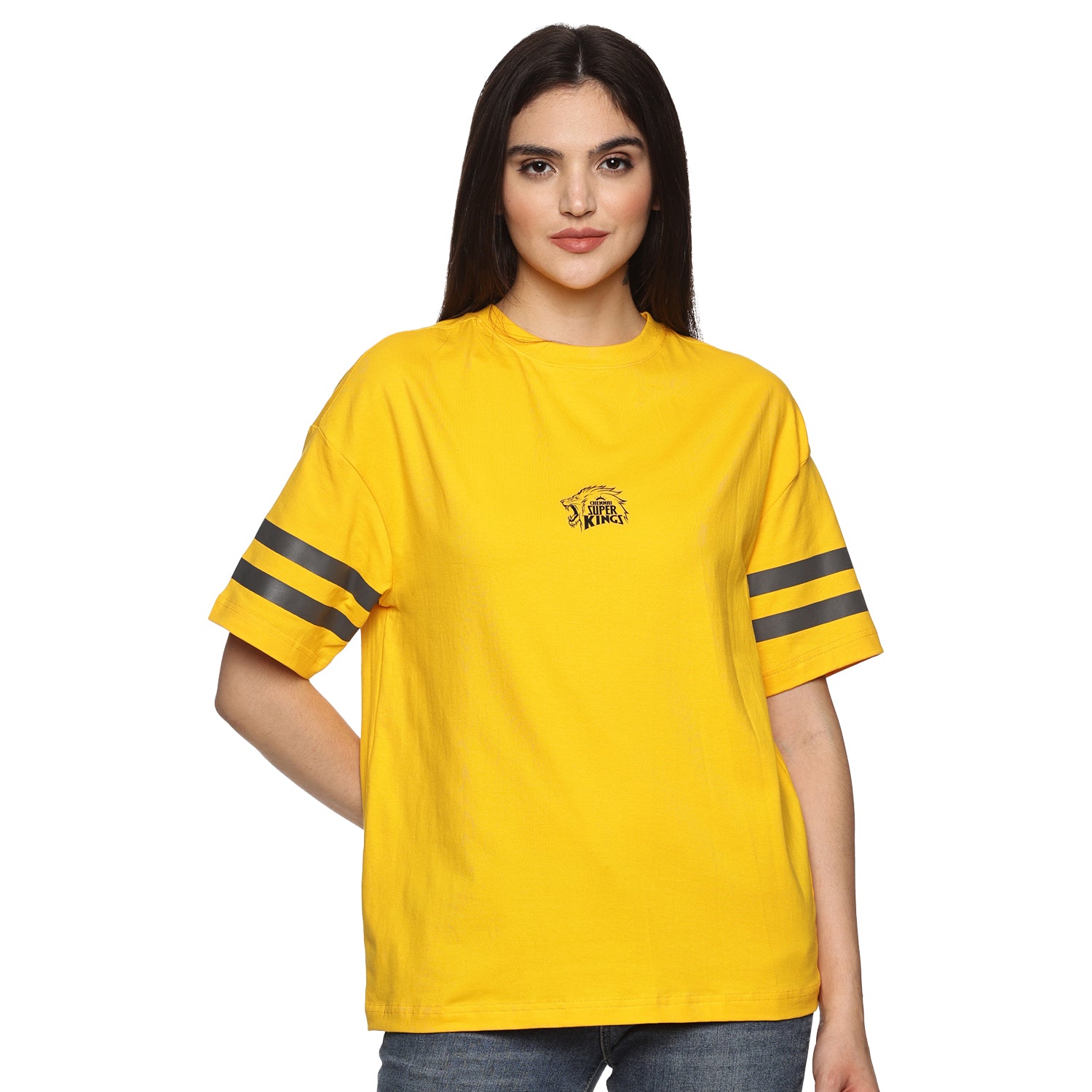 Csk Official Csk Cotton T Shirt Official CSK Thala Womens