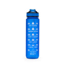 Aqua Motivational Bottle Blue - 1L