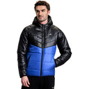 Storm Mens Puffer Jacket - Black/Blue