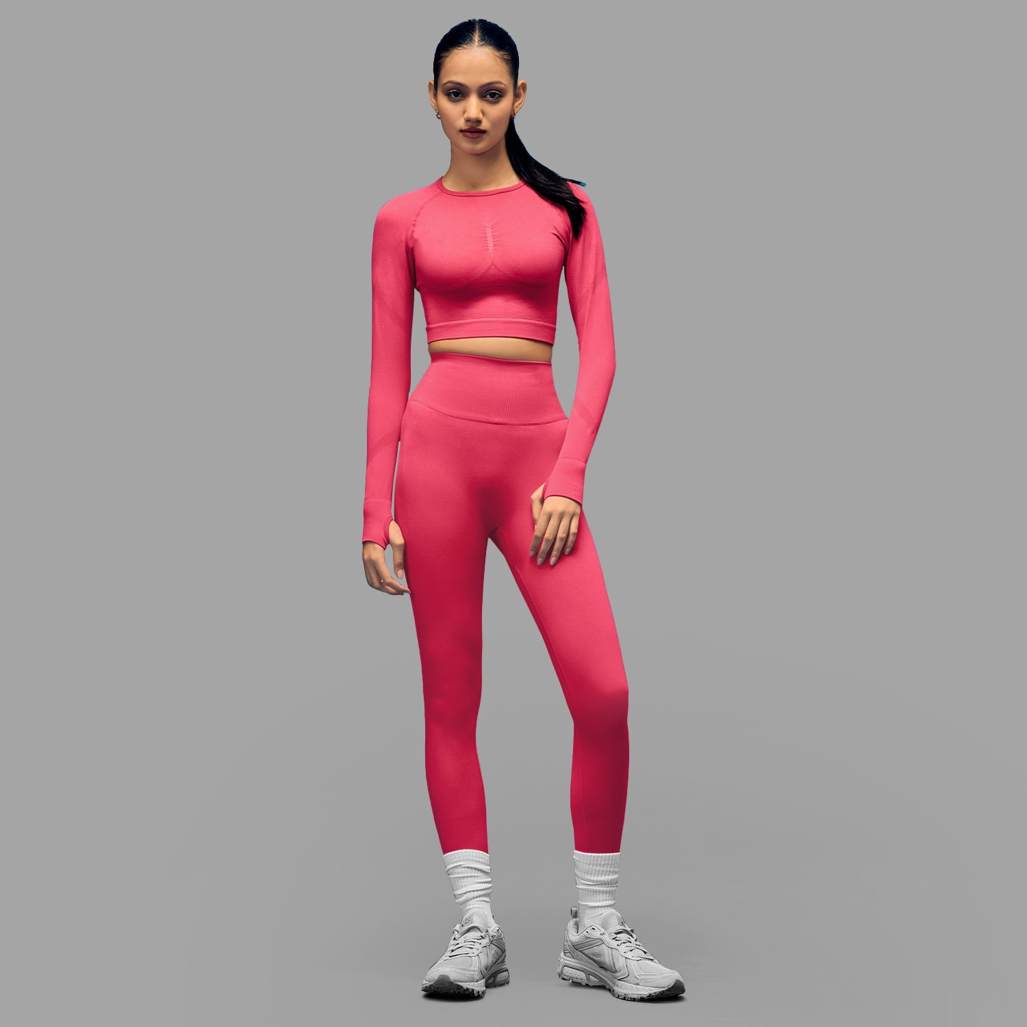 Limitless Snatched Ruched back Legging- Pink