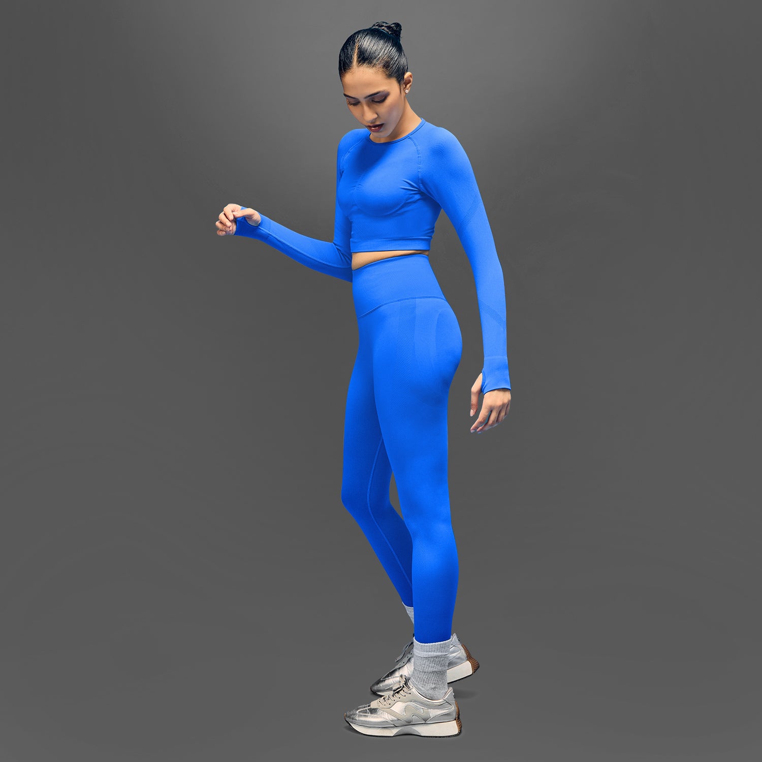 Limitless Snatched Ruched back Legging- Royal blue