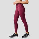 LIMITLESS NYLOFLEX HIGH RISE TIGHTS - Burgundy