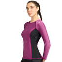 Swimwear Top for Women - Black/Berry