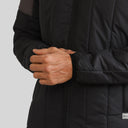 Mens Winter Bomber Jacket - Black/Grey