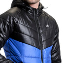 Storm Mens Puffer Jacket - Black/Blue