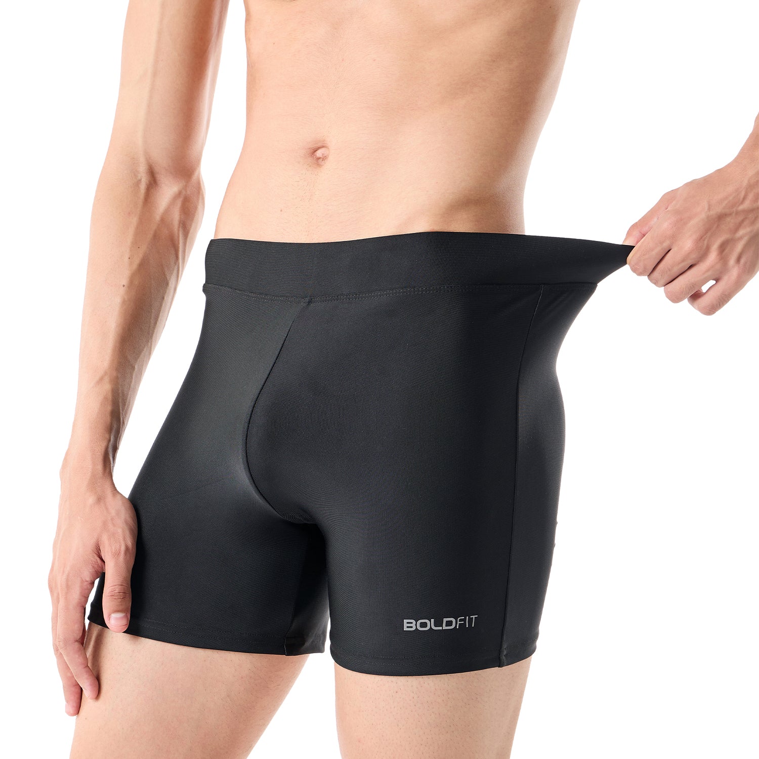 Swim Shorts for Men - Black