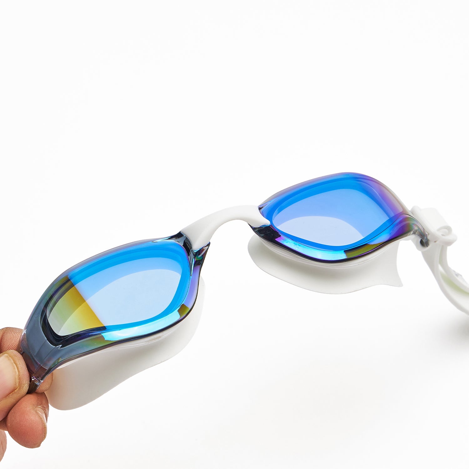 Boldfit Swimming Goggles - LWhite blue