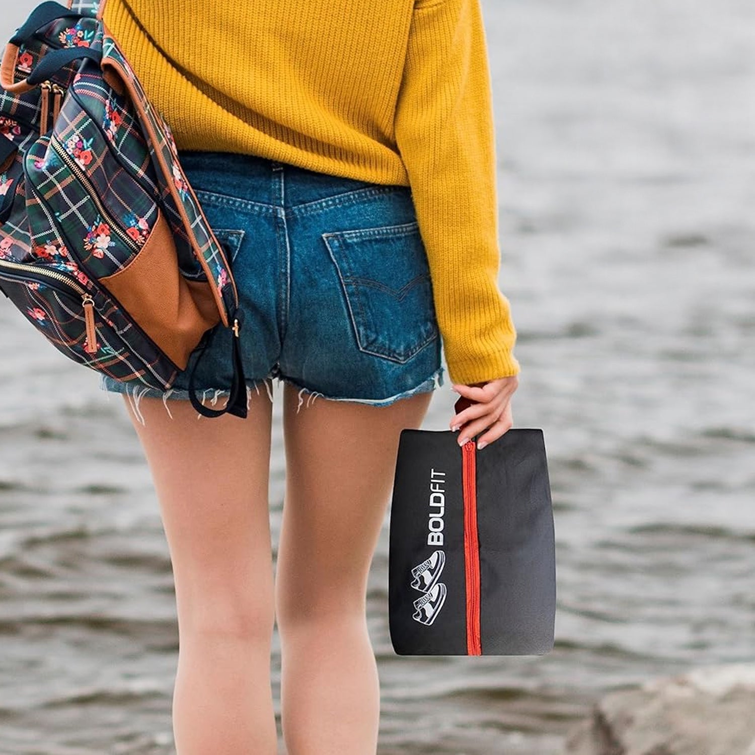 Shoe Bag with Zipper - Set of 3