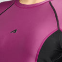 Swimwear Top for Women - Black/Berry