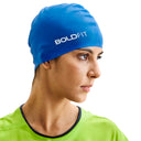 AquaFlex Swim Cap - Blue