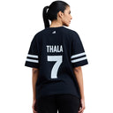 Official CSK Thala Womens Oversized T-Shirt - Black