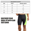 Swimwear Jammer for Men -  Black/Yellow