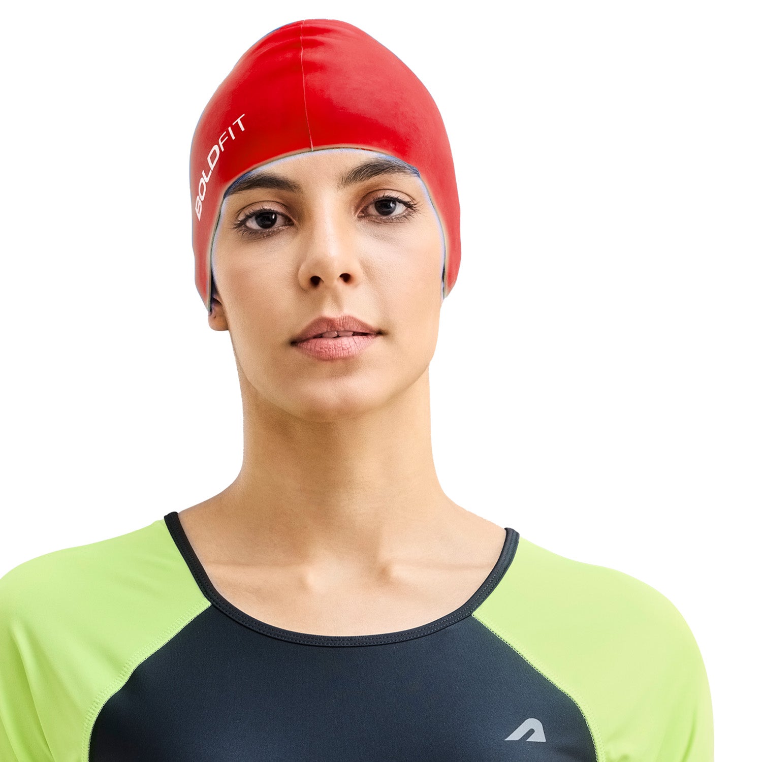 AquaFlex Swim Cap - Red