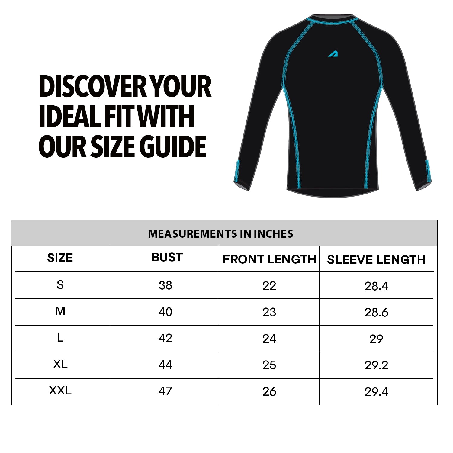 Swimwear Top for Men - Black