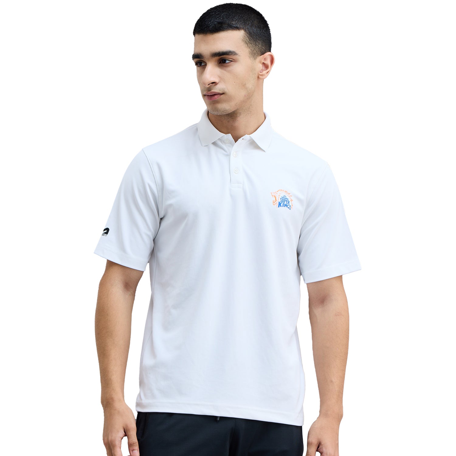 Official CSK Mens Polo T-shirt White – Boldfit