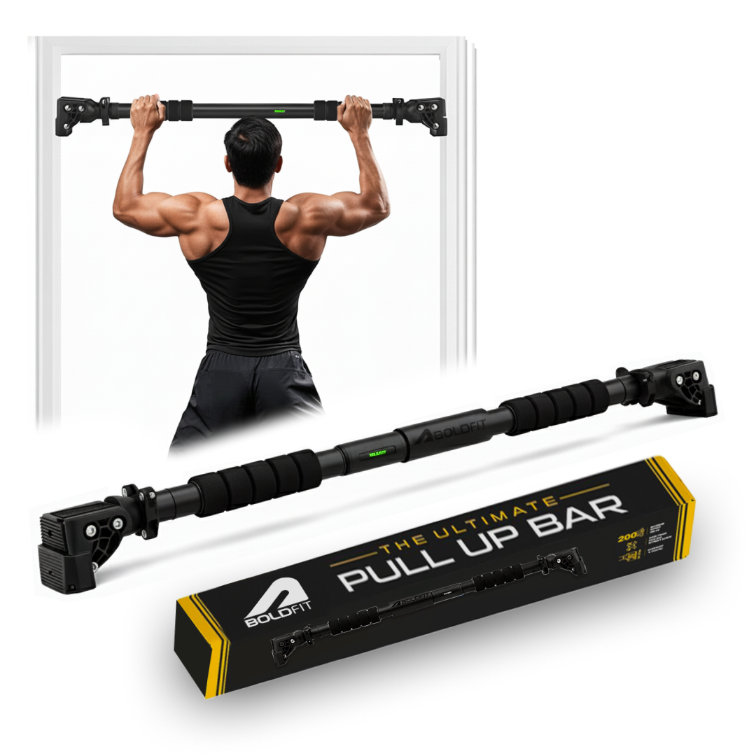 Doorway Pull up Bar without Screw - Black – Boldfit