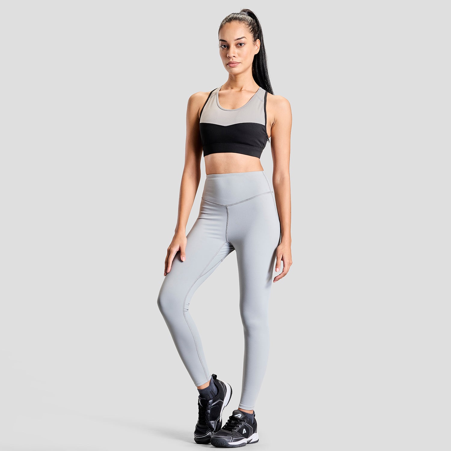 LIMITLESS NYLOFLEX HIGH RISE TIGHTS - Grey