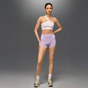 Limtiless snatched ruched back booty shorts - LILAC