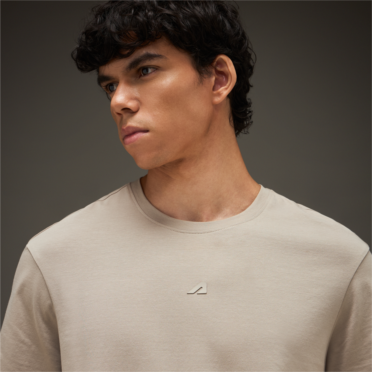 Essential Cotton T-Shirt Beige