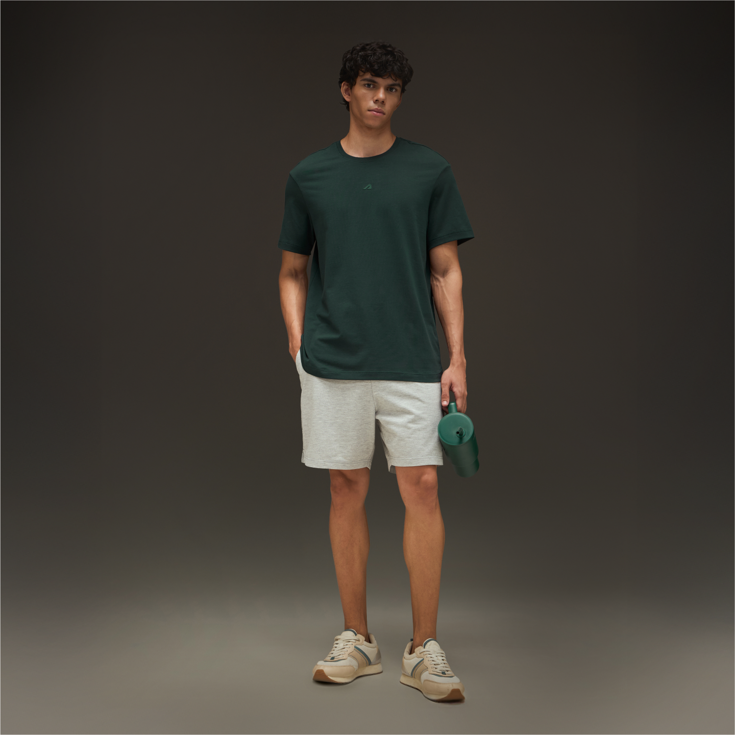 Essential Cotton T-Shirt  Bottlegreen