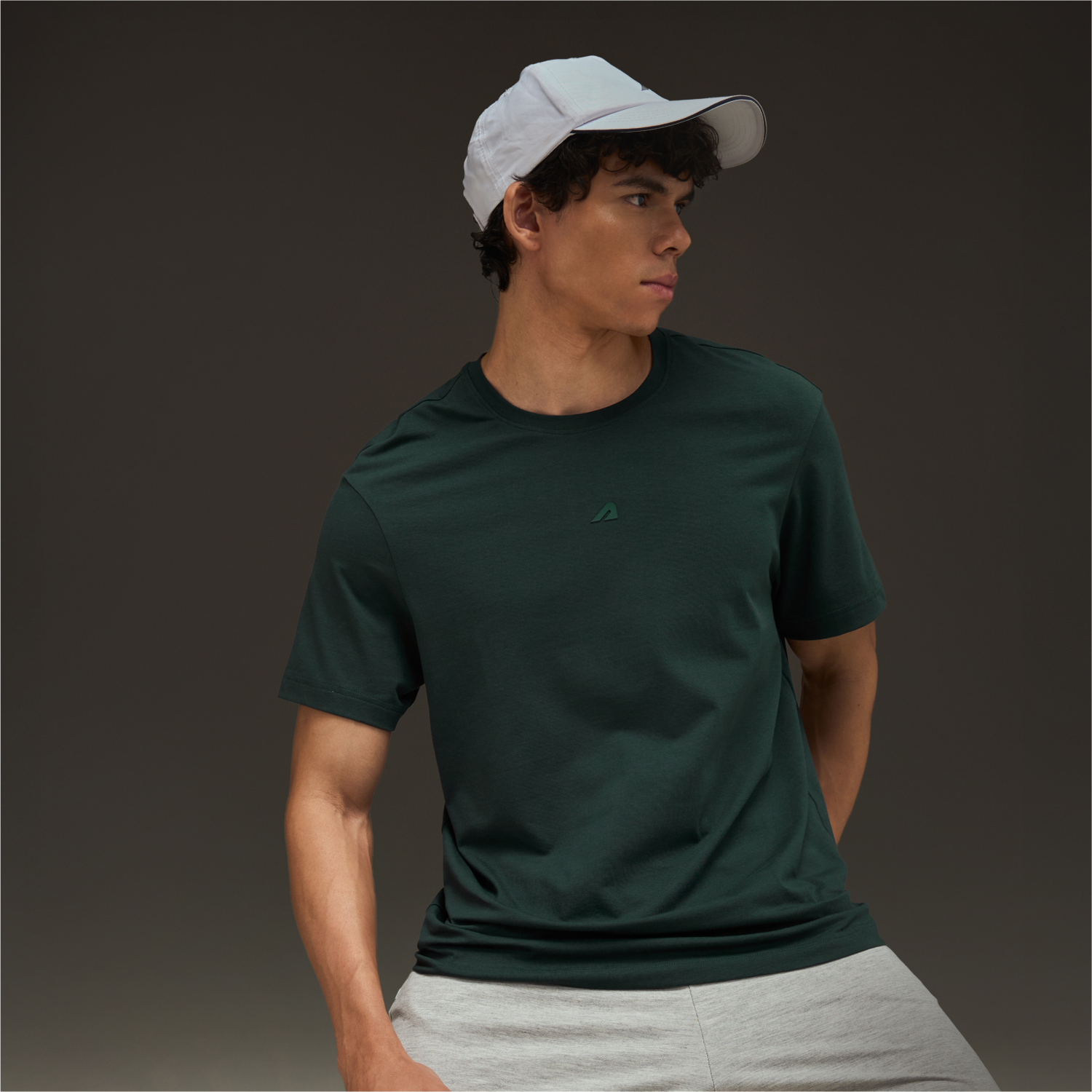 Essential Cotton T-Shirt  Bottlegreen