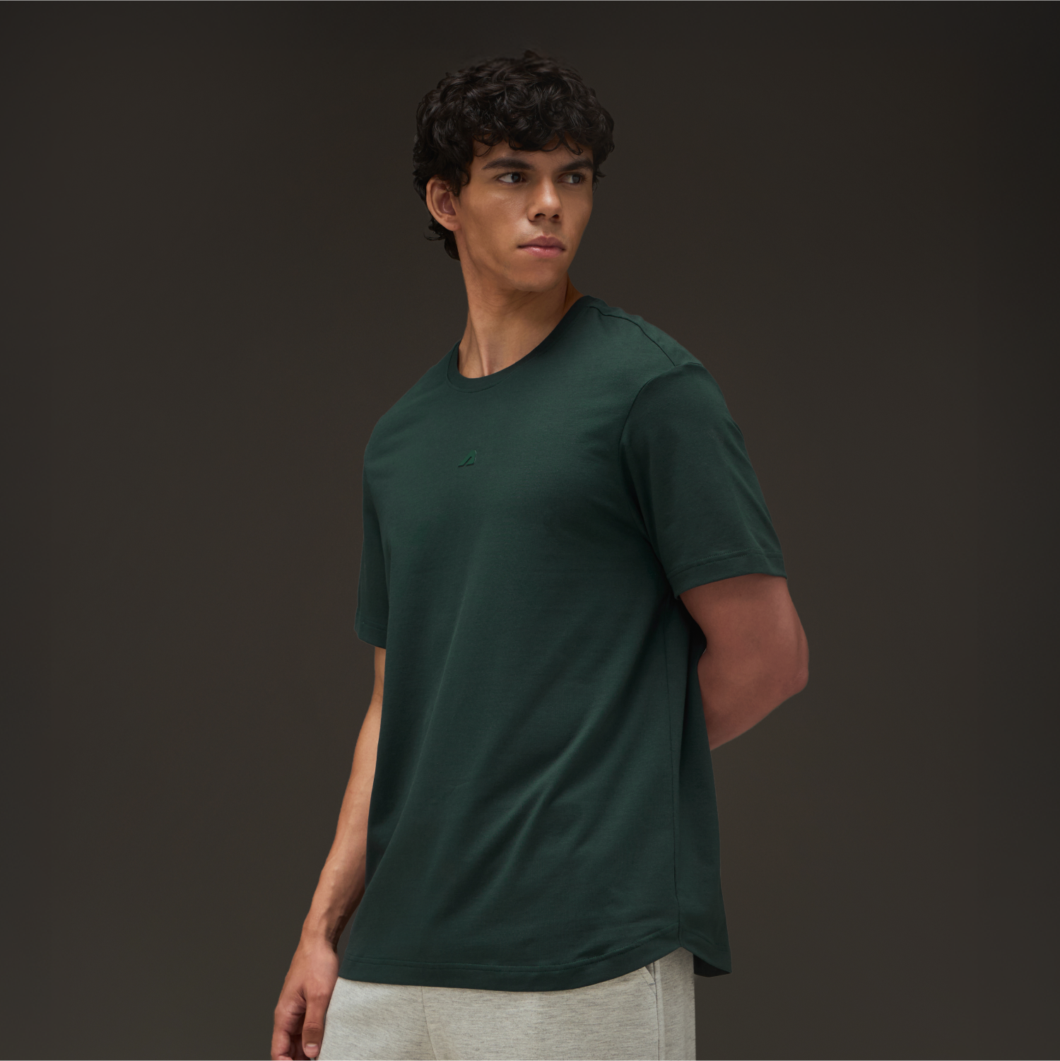 Essential Cotton T-Shirt  Bottlegreen