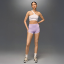 Limtiless snatched ruched back booty shorts - LILAC