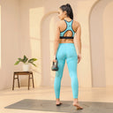 LIMITLESS NYLOFLEX HIGH RISE TIGHTS  - Light Blue