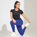 LIMITLESS NYLOFLEX HIGH RISE TIGHTS - Navy