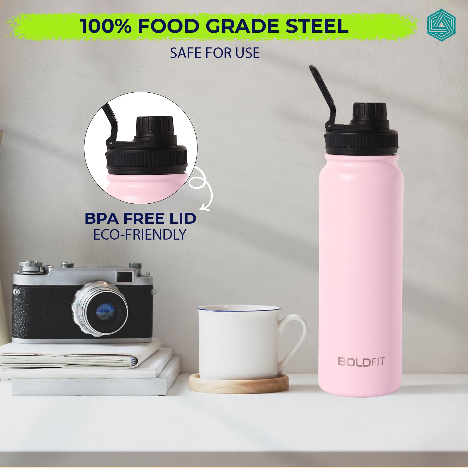 Stainless Steel Hot & Cold Water Bottle -800ml
