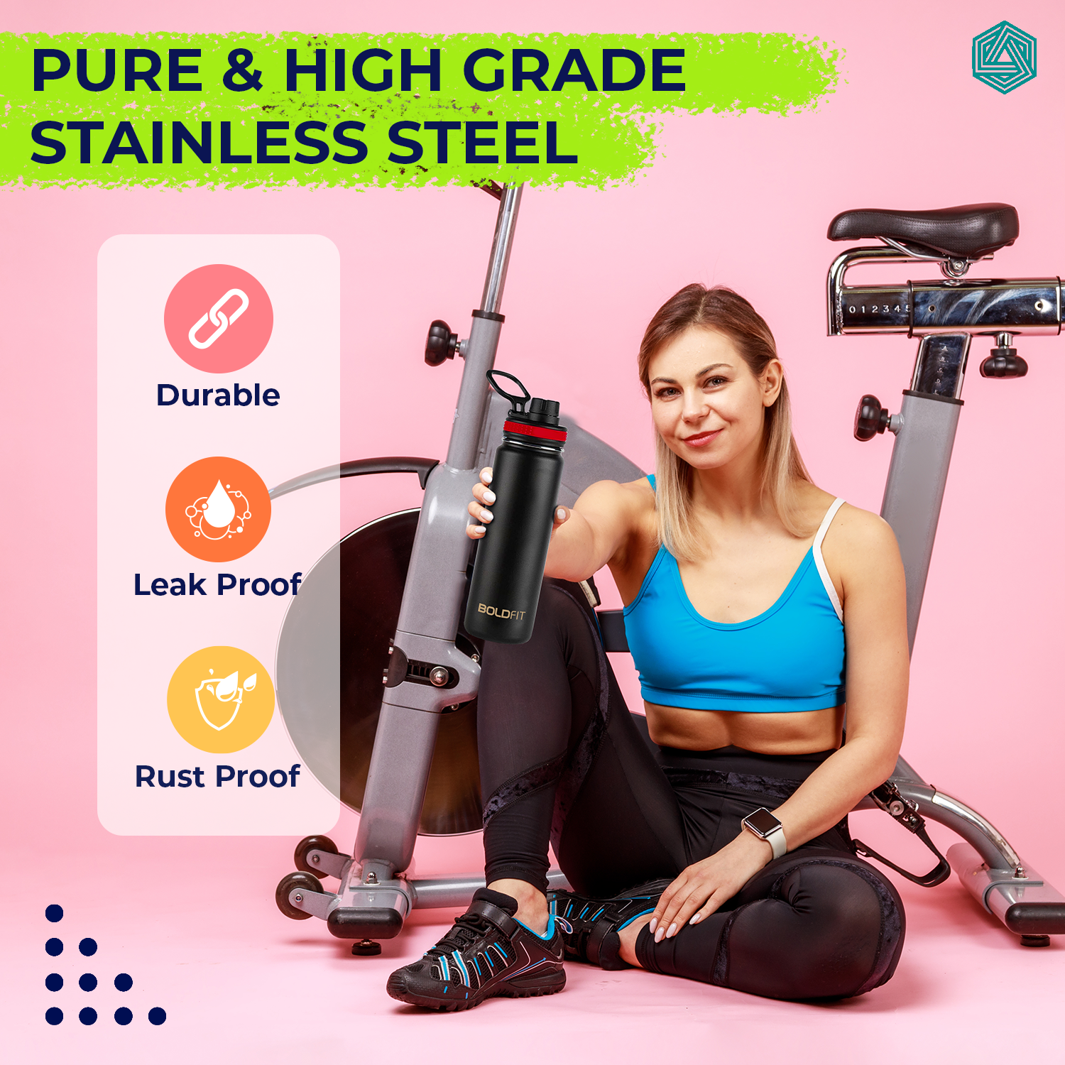 Stainless Steel Hot & Cold Water Bottle -800ml