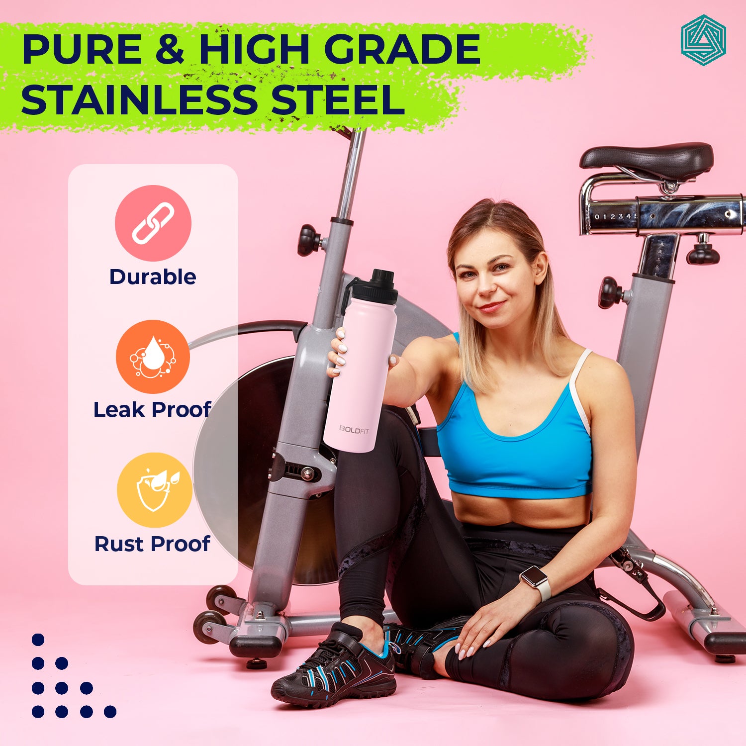 Stainless Steel Hot & Cold Water Bottle -800ml