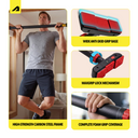 TitanGrip Pull Up Bar- Black Red