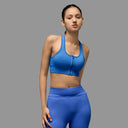 Limitless Snatched ribbed sports bra - Royal blue