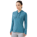 Womens Full Sleeve UV Protection Summer Jacket - Blue