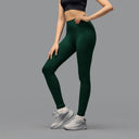 Limitless snatched high waisted diamond legging - Green