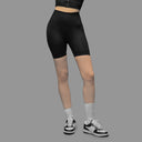 Limitless Snatched high waisted ruched back shorts - Black