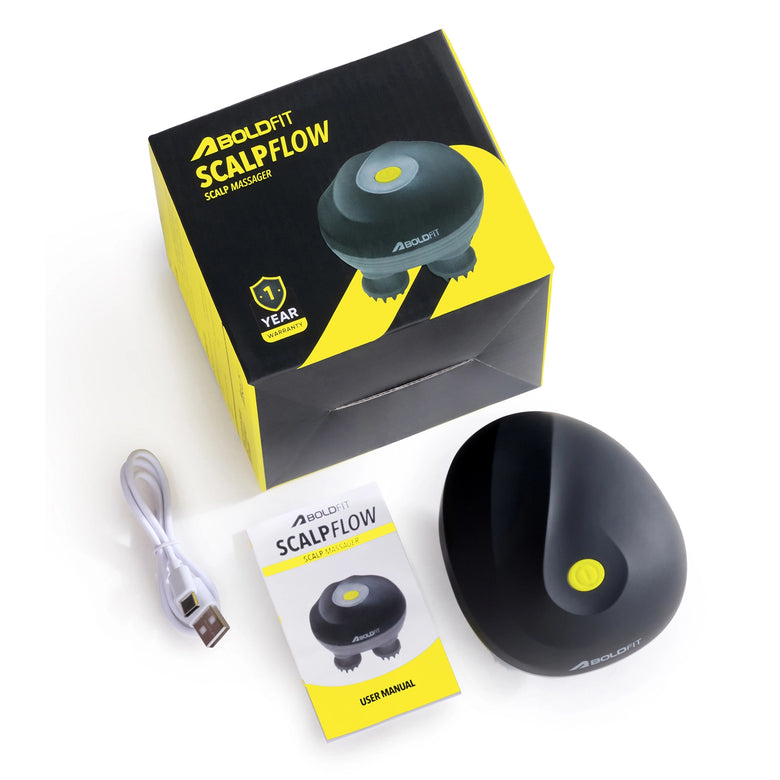 Scalp Flow Scalp Massager - Midnight black