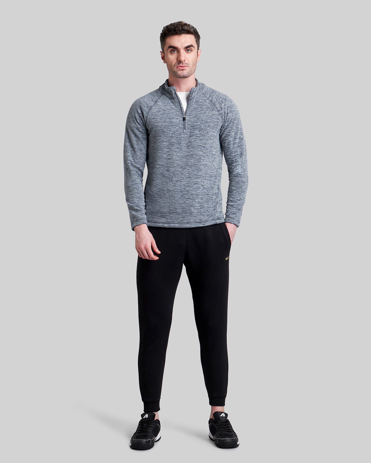 Mens Half Zip Sweatshirt Fleece