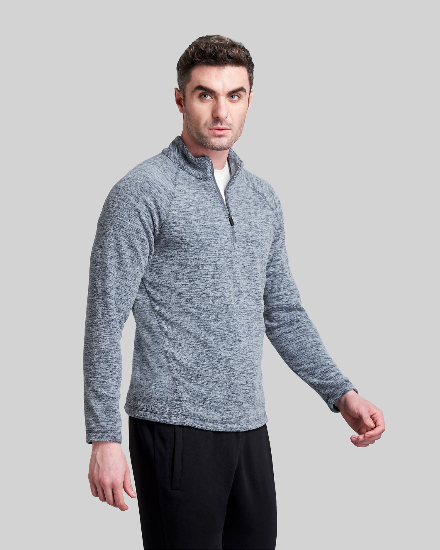 Mens Half Zip Sweatshirt Fleece