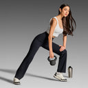 Straight Pants- Black