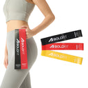 Heavy Resistance Band Black Purple Green Set of 3